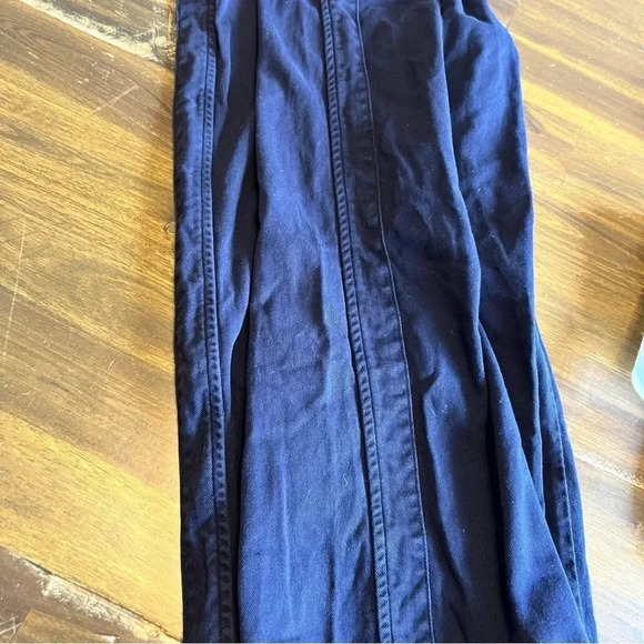 Xirena Navy Blue Thatcher Pants Button Fly Straight Leg Relaxed XS - Picture 13 of 14